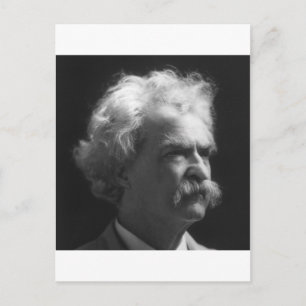 Postal Retrato de Mark Twain