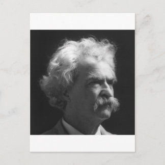 Postal Retrato de Mark Twain