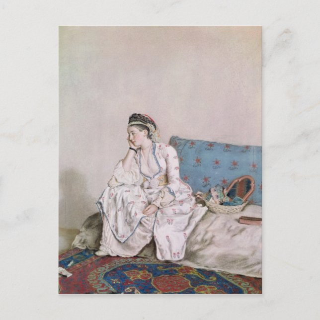 Postal Retrato de Mary Gunning (Anverso)