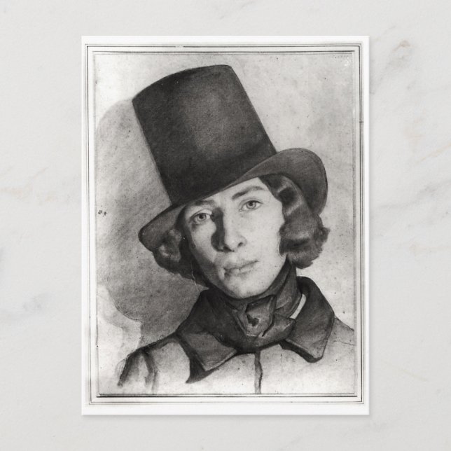 Postal Retrato de Maurice Sand (Anverso)