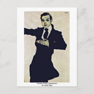 Postal Retrato De Max Oppenheimer Por Schiele Egon