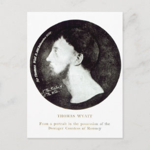 Postal Retrato de Medallion