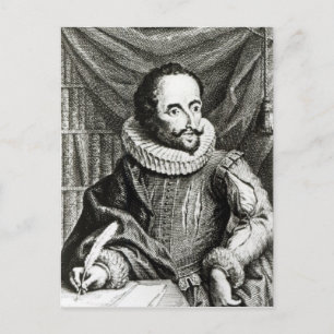 Postal Retrato de Miguel de Cervantes Saavedra