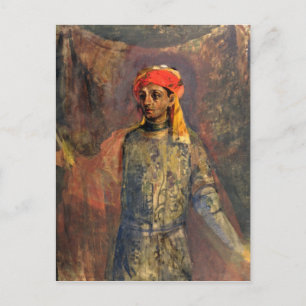 Postal Retrato de Mikhail Kuzmin, 1911-12