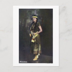 Postal Retrato de Minnehaha