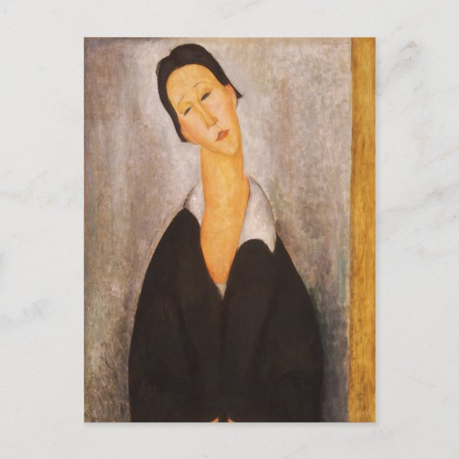 Postal Retrato de Modigliani Amedeo (Anverso)