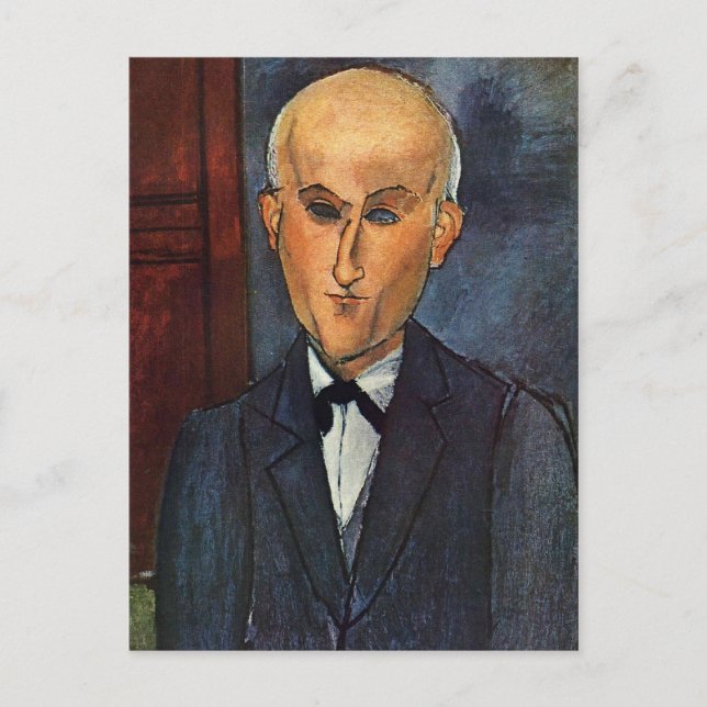Postal Retrato de Modigliani Amedeo (Anverso)