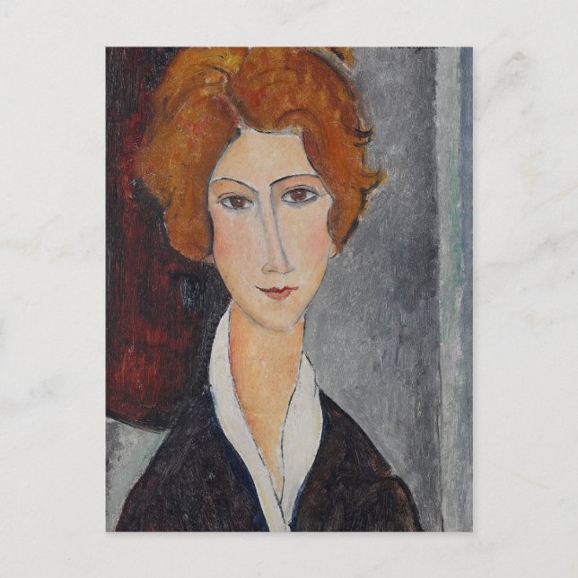 Postal Retrato de Modigliani Amedeo (Anverso)