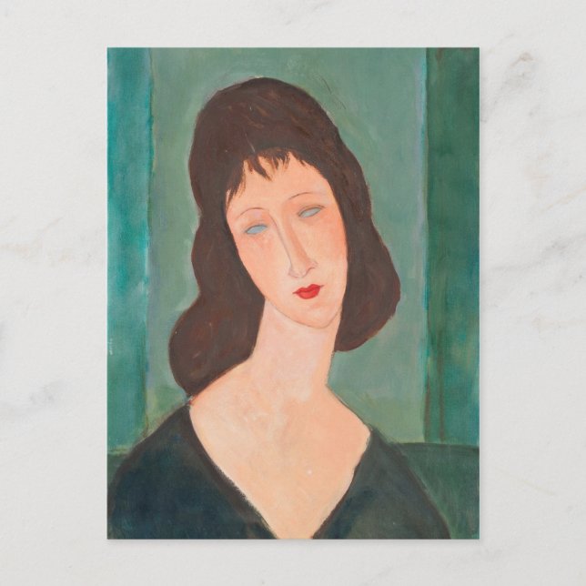 Postal Retrato de Modigliani Amedeo (Anverso)