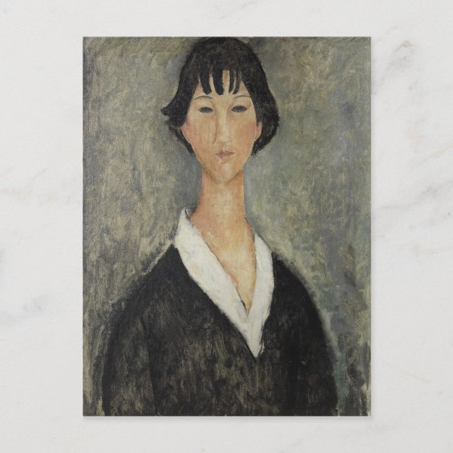 Postal Retrato de Modigliani Amedeo (Anverso)