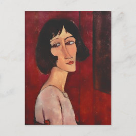 Postal Retrato de Modigliani de Magherita