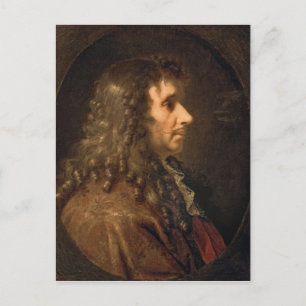 Postal Retrato de Moliere 1660