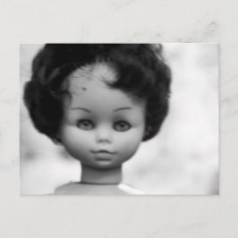 Postal Retrato de muñeca borroso - '¿Estoy soñando?'