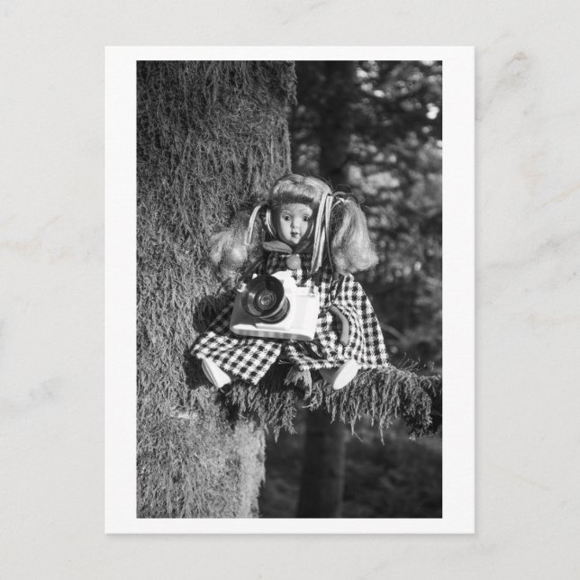 Postal Retrato de muñeca - El Fotógrafo (Anverso)