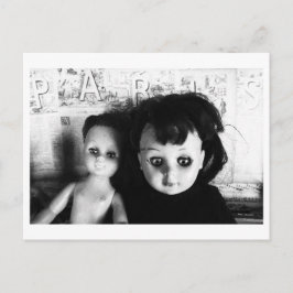 Postal Retrato de muñeca - Hermanas muñeca