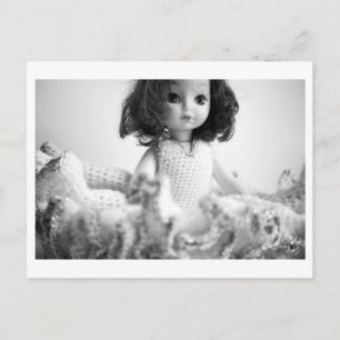 Postal Retrato de muñeca - Muñeca de moda