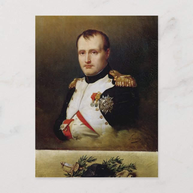 Postal Retrato de Napoleón I 1812 (Anverso)