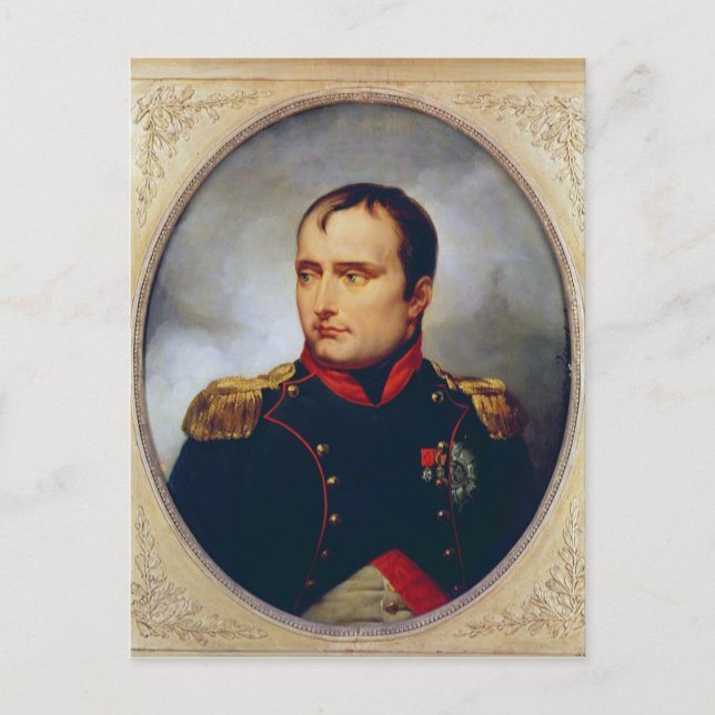 Postal Retrato de Napoleón I , 1815 (Anverso)