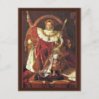 Retrato De Napoleón I. Por Ingres Jean Auguste Dom