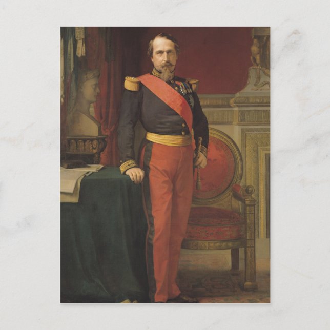 Postal Retrato de Napoleon III 1862 (Anverso)