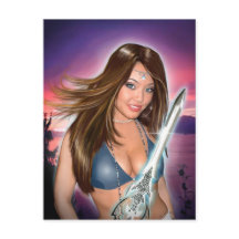 Retrato de Natasha (postal)