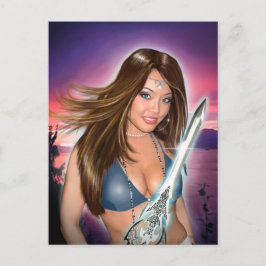 Postal Retrato de Natasha (postal)