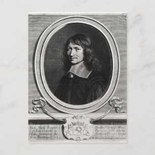 Postal Retrato de Nicolas Fouquet 1662