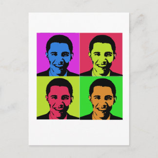 Postal Retrato de Obama