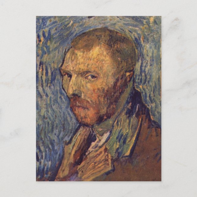 Postal Retrato de oído auto-mutilado - Van Gogh (Anverso)