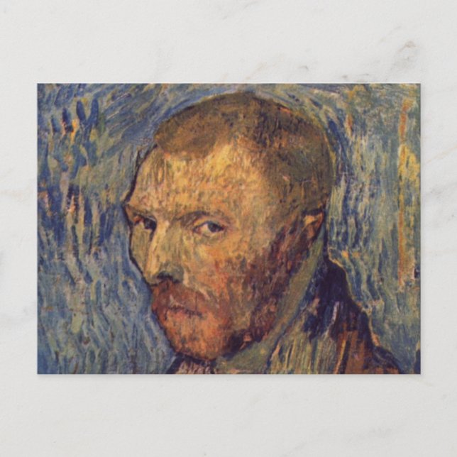 Postal Retrato de oído auto-mutilado - Van Gogh (Anverso)