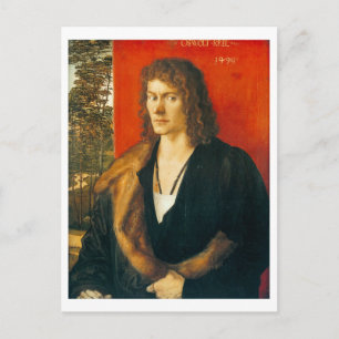 Postal Retrato de Oswolt Krel por Albrecht Durer