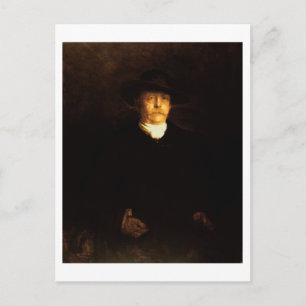 Postal Retrato de Otto Von Bismarck (1815-98) (aceite sob