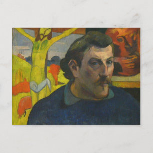 Postal Retrato de Paul Gauguin, 1889