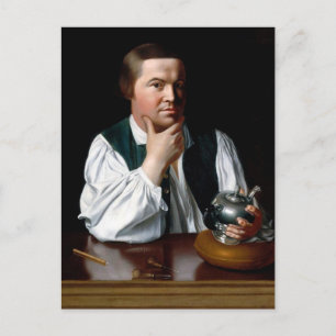 Postal Retrato de Paul Revere