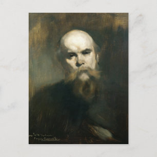 Postal Retrato de Paul Verlaine 1890