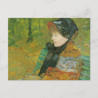 Postal Retrato de perfil de Lydia Cassatt, Mary Cassatt
