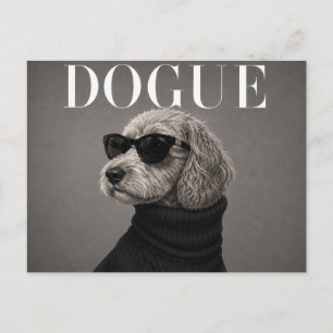 Postal Retrato de perro Cockapoo de lujo