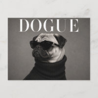 Retrato de Perro Pug de Lujo