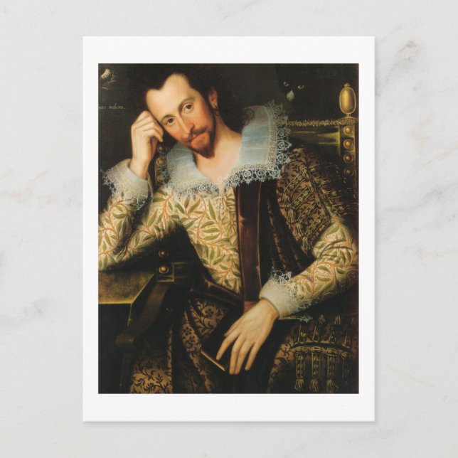 Postal Retrato de Peter Saltonstall Bella Artes (Anverso)
