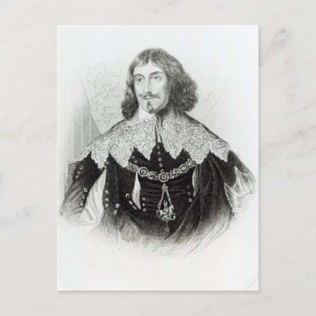 Postal Retrato de Philip Herbert (Anverso)