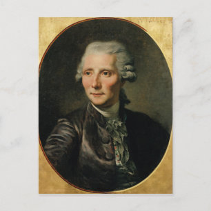 Postal Retrato de Pierre Augustin Caron de