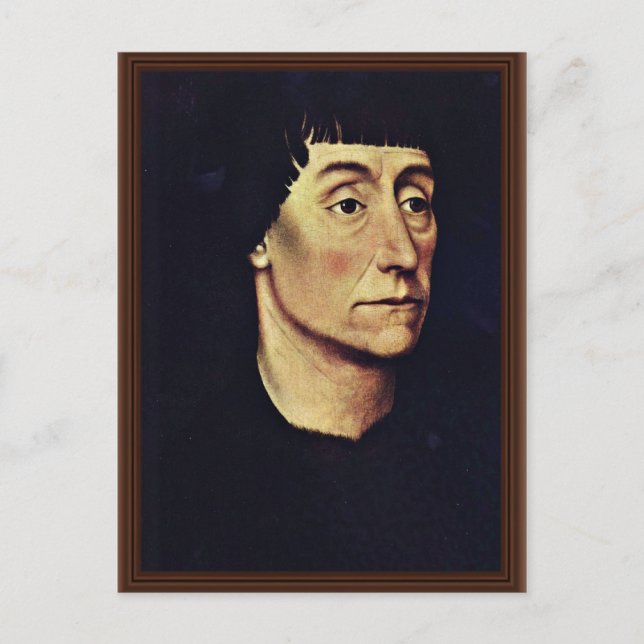 Postal Retrato De Pierre De Beffremont Por Weyden Rogier (Anverso)