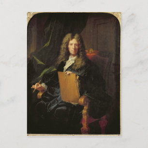 Postal Retrato de Pierre Mignard c.1690