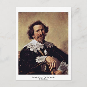 Postal Retrato De Pieter Van Den Broecke Por Hals Frans
