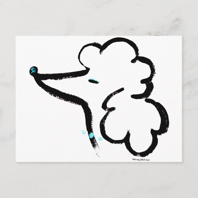 Postal Retrato de podle (Anverso)