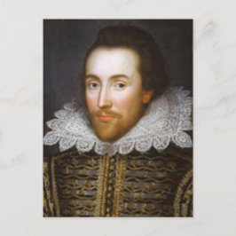 Postal Retrato de por vida de Shakespeare