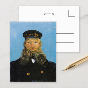 Postal Retrato de Postman Roulin Vincent van Gogh