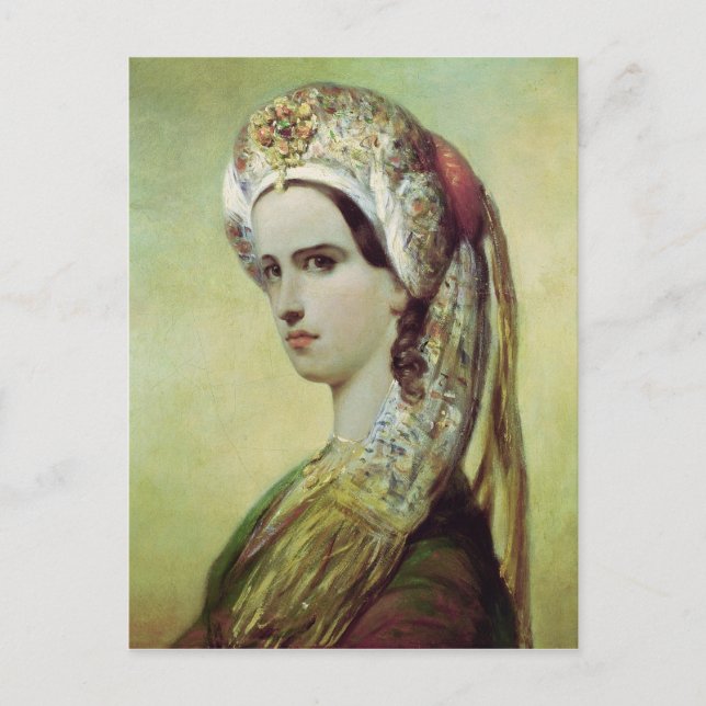 Postal Retrato de Rachel (Anverso)