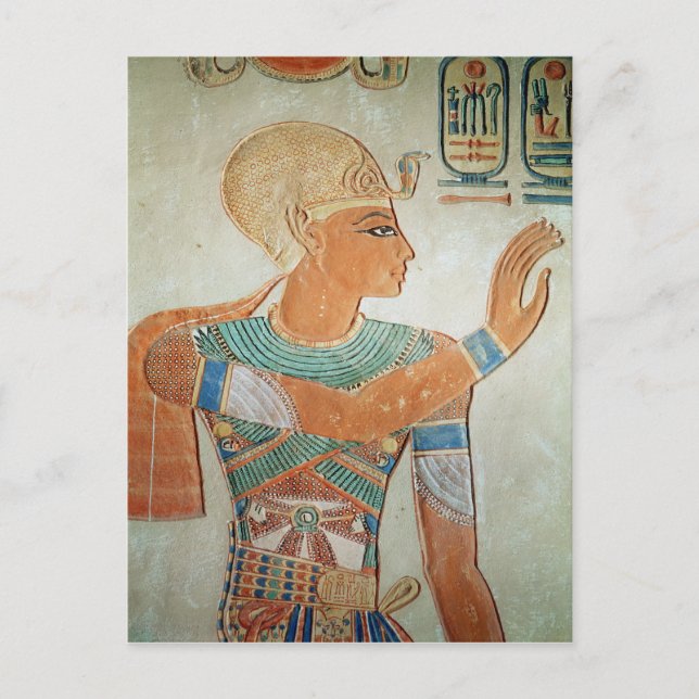 Postal Retrato de Ramsés III de (Anverso)