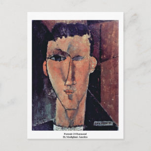 Postal Retrato De Raymond Por Modigliani Amedeo